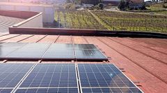 Bodegas Gallegas instala placas fotovoltaicas en sus instalaciones repartidas por toda Galicia. En la imagen, Rectoral do Umia