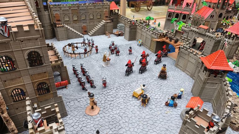 Montaje con playmobiles