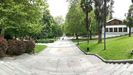 Avenida de Italia, en el Campo San Francisco de Oviedo. Fue nombrada as como homenaje a la ayuda de aquel pas a las tropas franquistas