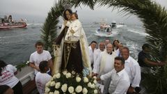 El abarrote de las Festas do Mar de Malpica se supera cada ao