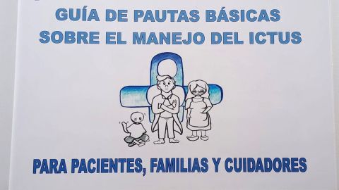 Cartel de la gu�a de pautas b�sicas sobre manejo de ictus
