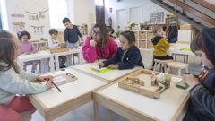 Imagen de archivo de una clase en una escuela unitaria de Ames