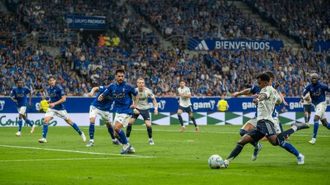 Las mejores im�genes del Real Oviedo ante el Real Madrid