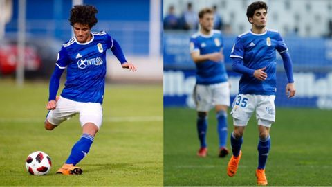 Javi Jorge Mier Real Oviedo Cadiz Carlos Tartiere Vetusta Requexon.Javi y Jorge Mier, en dos encuentros esta temporada