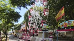 El recinto de atracciones de Pontevedra, entre Alameda y Reina Victoria, est� listo para el inicio de las fiestas de A Peregrina