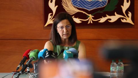 La alcaldesa de Betanzos, María Barral.