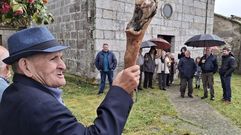 Subasta y bendici�n en Carballedo por el d�a de San Wintila