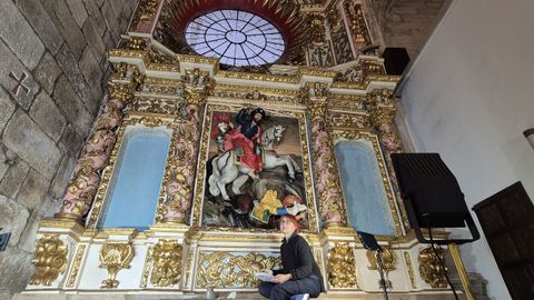 Retablo de Santiago de la catedral de Tui restaurado