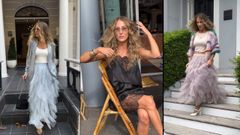 Natalie Jacobson, estilista australiana, considerada la doble de Sarah Jessica Parker