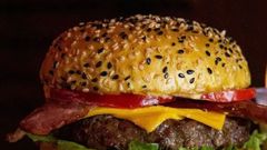 Foto de archivo de una hamburguesa
