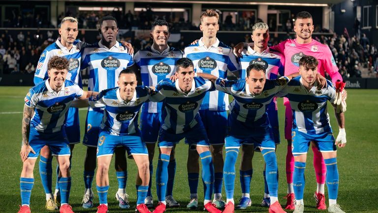 Once inicial del Deportivo en Ceuta