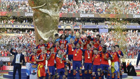 Espa�a celebra su segunda Copa del Mundo