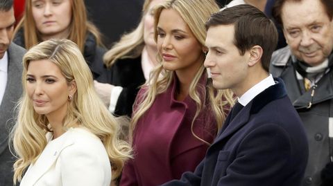 Ivanka Trump junto a su marido en Jared Kushner. 