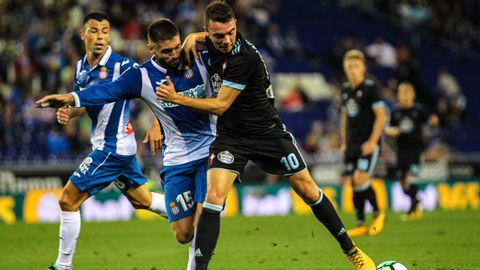 Espanyol-Celta (2-1) el 18 de septiembre del 2017.