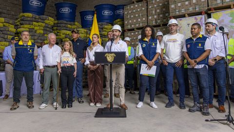 El presidente De la Espriella ha visitado este lunes el Choc�, la zona m�s pobre del pa�s.