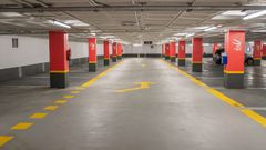 Imagen del aparcamiento subterr&aacute;neo de la plaza de Ferrol