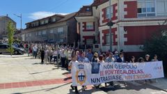 Manifestaci�n celebrada en Ponte Caldelas el pasado domingo contra el trasvase y otro embalse