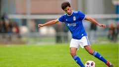 Jero Rodr�guez, en un partido del Vetusta 18/19