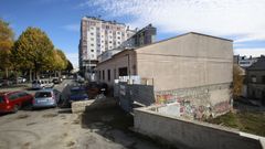Edificio que se est rehabilitando junto al Parque Rosala de Lugo para acoger a 15 menores solicitantes de asilo