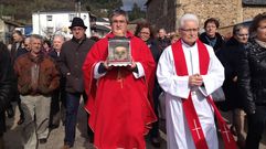 Foto de archivo de la procesi�n de San Francisco Blanco en Outarelo (O Barco)