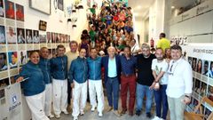 Reconocimiento a los entrenadores co-fundadores de SO Campamento de Verano, Moustapha Akkouh, Salvador Allende y Gabriel Mercedes (plata Ol�mpica)