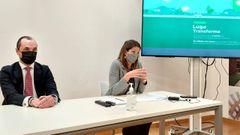 La alcaldesa, Lara M�ndez, y el interventor, Manuel V�zquez