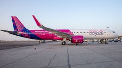 Un avi&oacute;n de Wizz Air, que empezar&aacute; a operar este oto&ntilde;o en Lavacolla, en una imagen de archivo. 