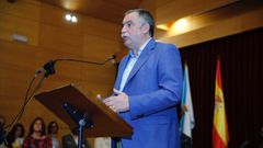 Toma de posesi�n de Gelo en el sal�n de Actos de la F�brica Perillo. 