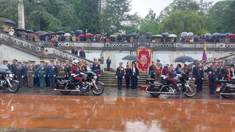 Desfile de la jura de bandera en Lugo