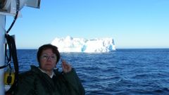 Aida Fern&aacute;ndez en un viaje de investigaci&oacute;n