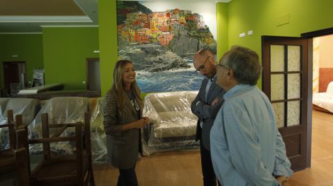 La conselleira de Pol�tica Social, este s�bado en el edificio de Prodeme en el Malvar�n