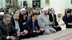 Al Asad, en el centro de la imagen