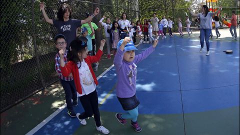 Romara das Letras no colexio de Escarabote