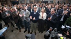 Feijoo en la clausura de la cumbre del PP en Oviedo