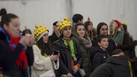 Fiesta de fin de ao en la plaza de la Constitucin de Vlilalba, organizada por el Concello