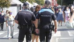 Agentes de la polic�a local 