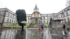 Exterior del Hospital Provincial de Pontevedra, centro donde estaba ingresada la anciana antes de recibir el alta m�dica
