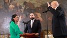 Delcy Rodr�guez jura como presidenta de Venezuela