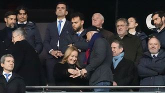 Palco de Bala�dos en un partido del Celta de Europa League.