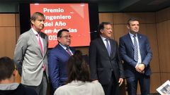 De izquierda a derecha: Juan Vicente Pi�era �lvarez, Fernando Mart�nez Rodr�guez, Enrique Marci�n Cardete y Juan Carlos Campo Rodr�guez.