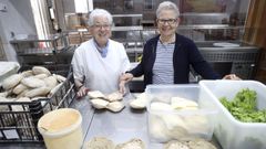 La Cocina Econ�mica de Santiago la dirige Clara Gallego (en la foto, a la derecha).