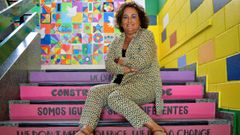 Patricia Cons, directora del colegio de A Laxe