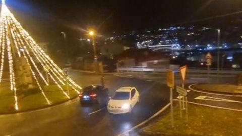 Vdeo difundido por la Polica Local de Poio