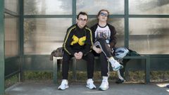 �Somos moi serios estando de broma�, asegura Chicho do Funk (dereita), que forma Boyanka con Cibr�n Garc�a. 