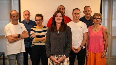 Nueva junta directiva del Balonm�n Lal�n. 