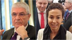 El expresidente de Renfe, Isa�as Taboas y la ex secretaria de Estado del Ministerio de Transportes, Movilidad y Agenda Urbana, Isabel Pardo de Vera.