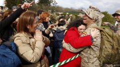 Llegada de la Brilat a Lavacolla
