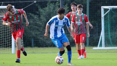 Nico Balb�s, del Deportivo