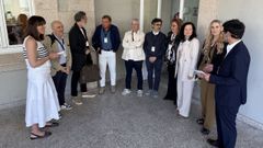 Autoridades y expertos que participaron en la jornada, en el Campus Industrial