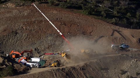 Se han removido toneladas de tierra y de minerales